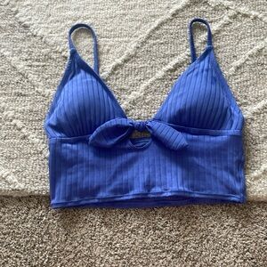 Aerie crop bikini top size medium